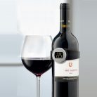 Digitális Borhőmérséklet Mérő, DIY1731 boros üvegre bordó hőmérő, bordó