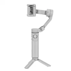   Gimbal F5 Okostelefon Képstabilizátor, 3 tengelyes, automatikus arckövetés, Bluetooth v5.0, újratölthető akkumulátor, szürke