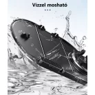 Multifunkciós Autós Csúszásgátló Mobiltartó Tálca Szilikonból, műszerfalra, analóg telefonszám kijelző, 360°-ban forgatható mobiltartó, szemüvegtartó, illatosító tartó, fekete
