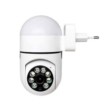 Intelligens Térfigyelő Kamera Z1, 1MP HD, kétirányú hang funkció, mozgásérzékelés, éjszakai látás, gyors telepítés, fehér