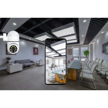 Intelligens Térfigyelő Kamera Z1, 1MP HD, kétirányú hang funkció, mozgásérzékelés, éjszakai látás, gyors telepítés, fehér