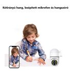 Intelligens Térfigyelő Kamera Z1, 1MP HD, kétirányú hang funkció, mozgásérzékelés, éjszakai látás, gyors telepítés, fehér