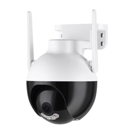 Intelligens Térfigyelő Kamera H1, 3MP, IP66 vízállóság, kétirányú hang funkció, mozgásérzékelés, éjszakai látás, gyors telepítés, fehér
