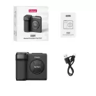 Telefon Stabilizátor, Ulanzi CG01, Bluetooth távirányítós, vakupapucs csatlakozó + 1/4" tripod csavarmenet, fekete