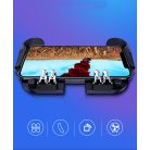 PUBG kontroller H9 joystick, beépített hűtőventilátor, iPhone és Android telefonokhoz, fekete