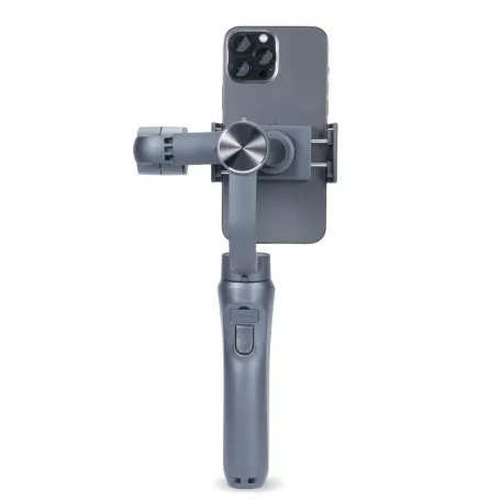 Gimbal F10 Okostelefon Képstabilizátor, 3 tengelyes, automatikus arckövetés, Bluetooth v5.0, újratölthető akkumulátor, fekete