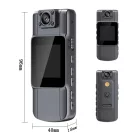 Ultra HD univerzális mini DVR kamera, 1.8″TFT kijelző, 140°-os látószög, hangrögzítővel, éjszakai látással,180°-ban forgatható lencse, fekete