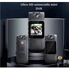 Ultra HD univerzális mini DVR kamera, 1.8″TFT kijelző, 140°-os látószög, hangrögzítővel, éjszakai látással,180°-ban forgatható lencse, fekete