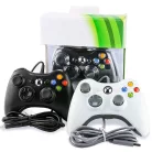 USB Gamepad, PC/PS3 kompatibilis gaming kontroller, vezetékes, fehér