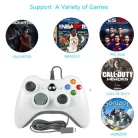 USB Gamepad, PC/PS3 kompatibilis gaming kontroller, vezetékes, fekete