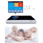 WiFi/GSM Intelligens Riasztórendszer, 2.4″ TFT kijelző, mozgásérzékelős, érintős gomb, WiFi és GSM dual hálózat, Tuya Smart alkalmazással