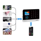 WiFi/GSM Intelligens Riasztórendszer, 2.4″ TFT kijelző, mozgásérzékelős, érintős gomb, WiFi és GSM dual hálózat, Tuya Smart alkalmazással