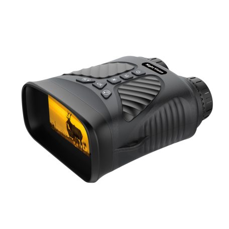Digitális Éjjellátó Távcső Vadászathoz, fotó, videó funkcióval, 10X optikai zoom, 8X digitális zoom, infravörös megvilágítás, 3″ IPS kijelzővel, max 200 méter látótávolság