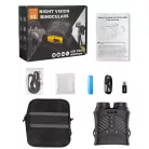 Digitális Éjjellátó Távcső Vadászathoz, fotó, videó funkcióval, 10X optikai zoom, 8X digitális zoom, infravörös megvilágítás, 3″ IPS kijelzővel, max 200 méter látótávolság