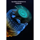 LED autó fényszóró izzó pár, H1 típusú, készlet/szett, 2db, színhőmérséklet változtatható, CANBUS, 60W, hideg fény/meleg fény, szürke