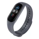 Szilikon óraszíj, Xiaomi Mi Band 4/5/6/7 okosórákkal kompatibilis, sötétszürke