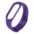 Szilikon óraszíj, Xiaomi Mi Band 4/5/6/7 okosórákkal kompatibilis, sötétlila