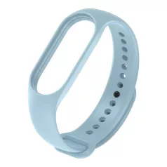   Szilikon óraszíj, Xiaomi Mi Band 4/5/6/7 okosórákkal kompatibilis, világoskék