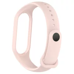   Szilikon óraszíj, Xiaomi Mi Band 4/5/6/7 okosórákkal kompatibilis, pink