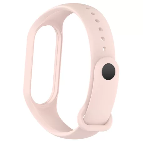 Szilikon óraszíj, Xiaomi Mi Band 4/5/6/7 okosórákkal kompatibilis, pink