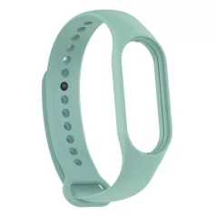   Szilikon óraszíj, Xiaomi Mi Band 4/5/6/7 okosórákkal kompatibilis, világosszürke