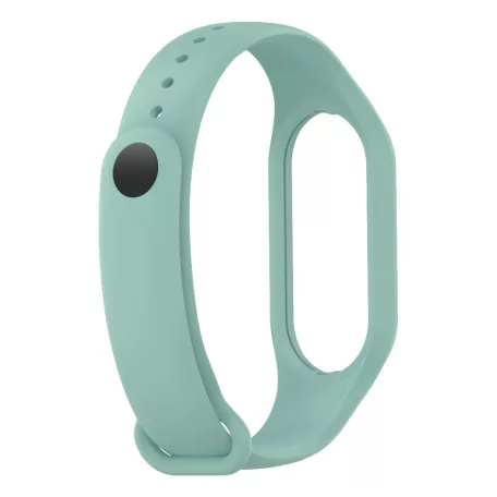 Szilikon óraszíj, Xiaomi Mi Band 4/5/6/7 okosórákkal kompatibilis, világosszürke