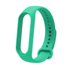 Szilikon óraszíj, Xiaomi Mi Band 4/5/6/7 okosórákkal kompatibilis, zöld