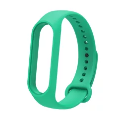   Szilikon óraszíj, Xiaomi Mi Band 4/5/6/7 okosórákkal kompatibilis, zöld