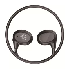   Bluetooth Sport Fülhallgató, beépített mikrofonnal, zajszűrés, érintésvezérlés, fülre helyezhető, Bluetooth v5.3, fekete