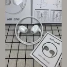 Bluetooth Sport Fülhallgató, beépített mikrofonnal, zajszűrés, érintésvezérlés, fülre helyezhető, Bluetooth v5.3, fehér