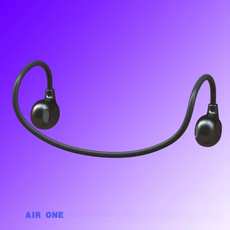 Bluetooth Sport Fülhallgató, beépített mikrofonnal, zajszűrés, érintésvezérlés, fülre helyezhető, Bluetooth v5.3, fekete