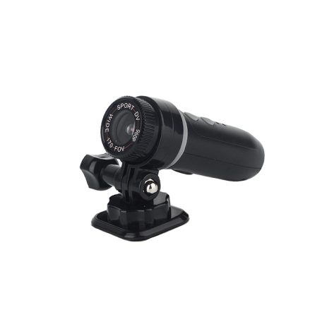 Motoros és Kerékpáros Menetrögzítő Kamera, IP67 Vízálló, 960p HD, éjjellátó funckció, fekete