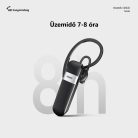 Remax® Bluetooth Headset, Bluetooth V5.3 verzió, minőségi akkumulátor, akár 8 óra beszélgetés, fekete