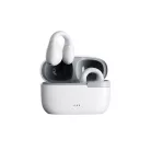 Remax® Bluetooth Fülhallgató, beépített mikrofonnal, headset töltő dokkoló, Bluetooth v5.3, fehér-szürke