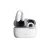 Remax® Bluetooth Fülhallgató, beépített mikrofonnal, headset töltő dokkoló, Bluetooth v5.3, fehér-szürke