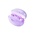 Remax® Bluetooth Fülhallgató, beépített mikrofonnal, headset töltő dokkoló, Bluetooth v5.3, lila