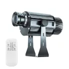 LED logó projektor, céges logó kivetítő vagy reklámlogó kivetítéshez, 30W-os LED izzóval, távirányitóval, fekete