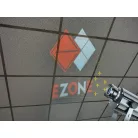 LED logó projektor, céges logó kivetítő vagy reklámlogó kivetítéshez, 30W-os LED izzóval, távirányitóval, fekete