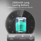 Hordozhatós elektronikus digitális mikroszkóp, 4,3" LCD kijelzővel, MicroSD/TF kártya támogatás, 50X-1000X képnagyítással, fényerősség szabályzó, fehér