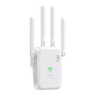 Urlant Wi-Fi WLAN Jelerősítő Repeater, 2,4GHz Wi-Fi, LAN/WAN Ethernet port, WPS, 300Mbps, 4 antenna, fehér