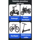 Kerékpár és Motorkerékpáros Mobiltelefontartó YF80, Kormányra rögzíthető, 360°-ban forgatható, csúszásgátló, fekete