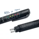 Professzionális fékfolyadék teszter, 5 LED kijelzős fékolaj forráspont tesztelő, fekete