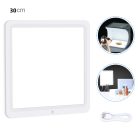 PULUZ LED Árnyékmentes tárgyfotós panel, 30x30cm,10W, 800LM, termékfotó alátét lámpa, fehér