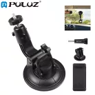 PULUZ Sportkamera Tapadókorongos Állvány/Tartó, GoPro/Ant/Coyote/DJI sport kamerákkal kompatibilis, mobiltelefon tartóval, fekete