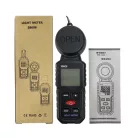 Digitális fényerősségmérő műszer, hordozható LUX,FC mérő, LCD kijelző, integrált beeper, fekete