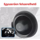 Univerzális Autó Fényszóró Védő Gumiharang, porvédő, vízálló, égésgátló és magas hőmérsékletnek ellenálló anyag, 70-100 mm, fekete