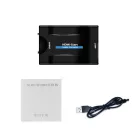 HDMI -> Scart átalakító adapter, HDMI anya -> Scart anya, digitális->analóg audio-video konverter, full HD, Kompatibilis Laptop / PC / TV / DVD, fekete