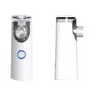 Hordozható ultrahangos inhalátor, csendes technológia, 3 fokozatba állítható porlasztó, gyerekeknek és felnőtteknek, fehér