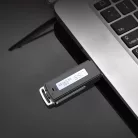 SPT Digitális USB Hangrögzítő, U03, diktafon, zajcsökkentés, 8GB, USB 2.0, Pen Drive funkció, fekete