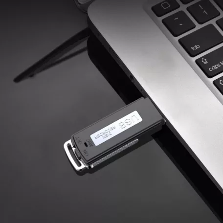SPT Digitális USB Hangrögzítő, U03, diktafon, zajcsökkentés, 8GB, USB 2.0, Pen Drive funkció, fekete